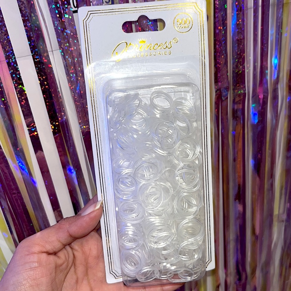 500 CLEAR HAIR BANDS